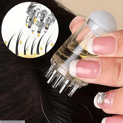 hair applicater for scalp maassaging